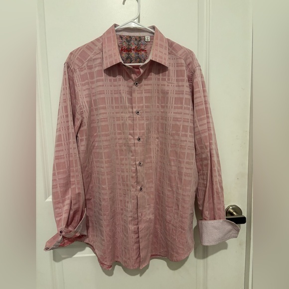 Robert Graham Other - Robert Graham Pink Plaid Casual Button Down Shirt